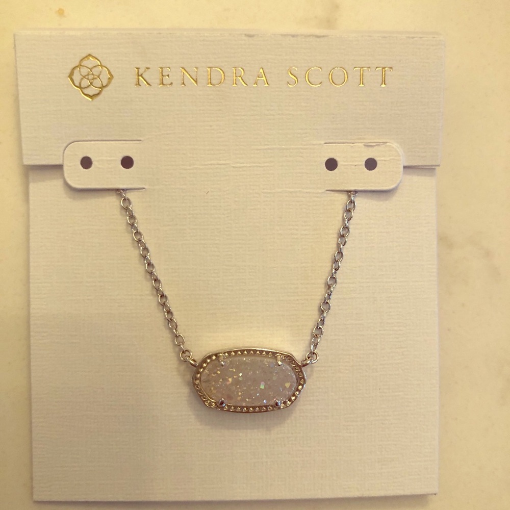 Kendra Scott Elisa Silver Pendant Necklace
